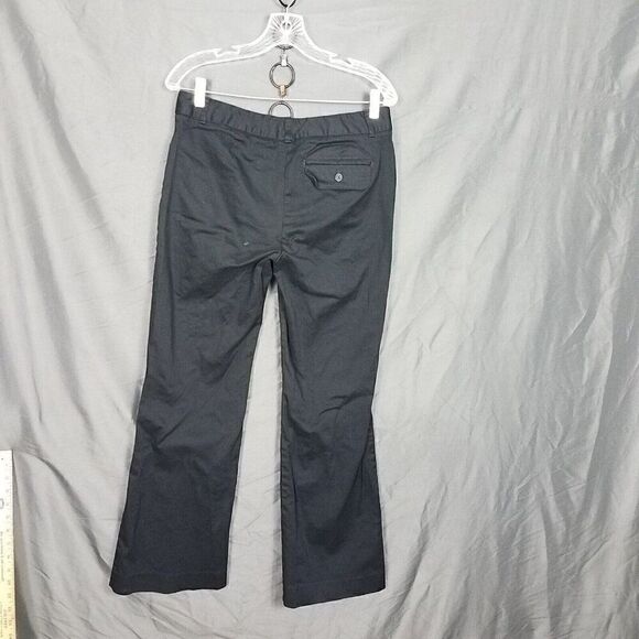 Daisy Fuentes Black Straight Leg Dress Pants Size 8 Stretch Slacks Trouser Work - Picture 7 of 14